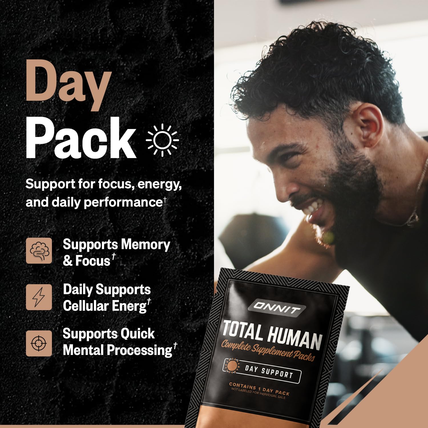 ONNIT ambiente nocturno con Night Pack, promueve relajación y recuperación