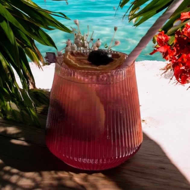 Oojami conjunto de 40 vasos en ambiente de fiesta, listo para servir