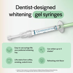 Opalescence primer plano del gel para apreciar su textura y dosificación precisa