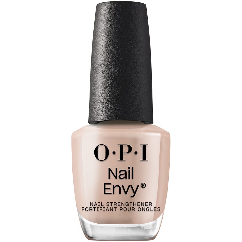 OPI frasco frente enfocado mostrando envase y tono nude, beneficio apariencia natural