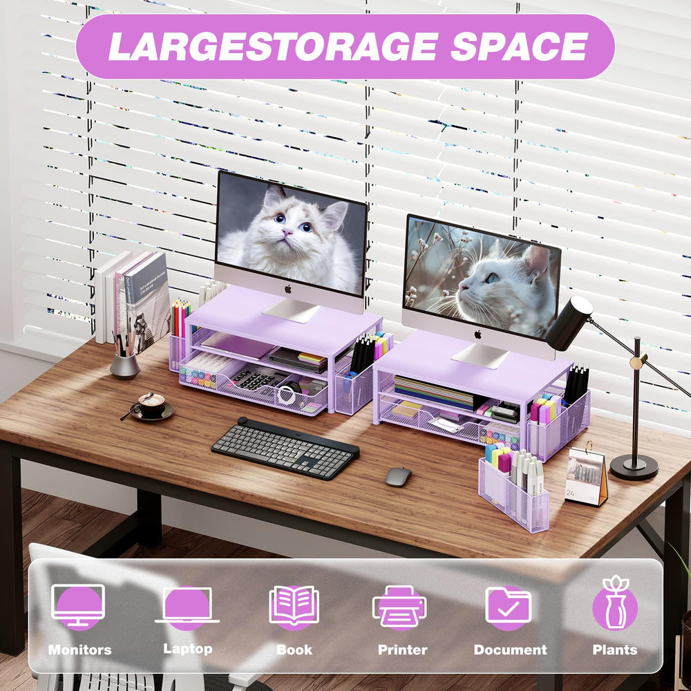 OPNICE under-stand showing keyboard storage to save desk space benefit