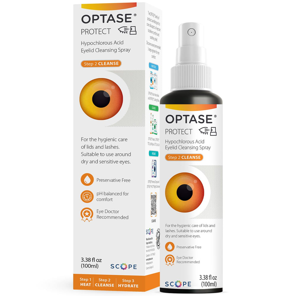 Optase spray frente de envase 100 ml, diseño y etiqueta clara