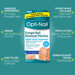Opti-Nail parche primer plano con textura que ayuda a hidratar la uña