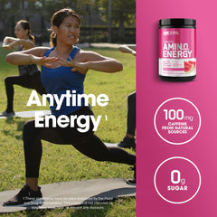 Optimum Nutrition bebida preparada en vaso lista para consumo antes del entrenamiento