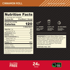 Optimum Nutrition batido preparado en vaso listo para recuperación