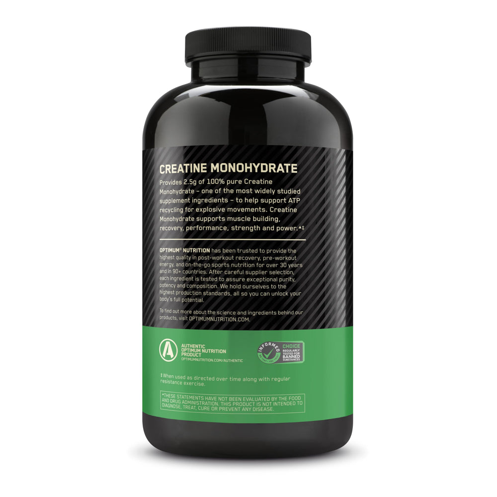 Optimum Nutrition certificado de pruebas de laboratorio para mayor confianza