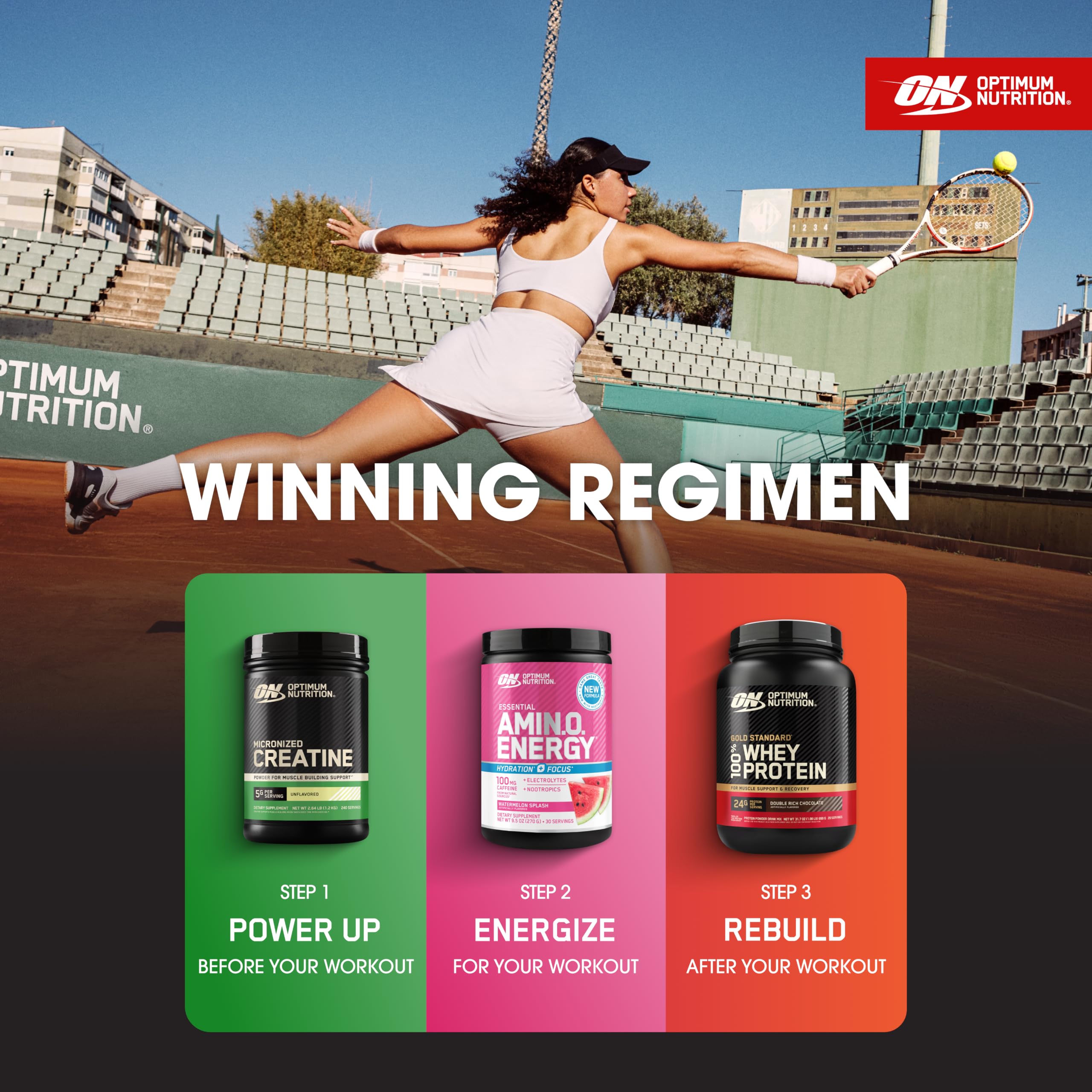 Optimum Nutrition sello de prueba contra sustancias prohibidas y seguridad