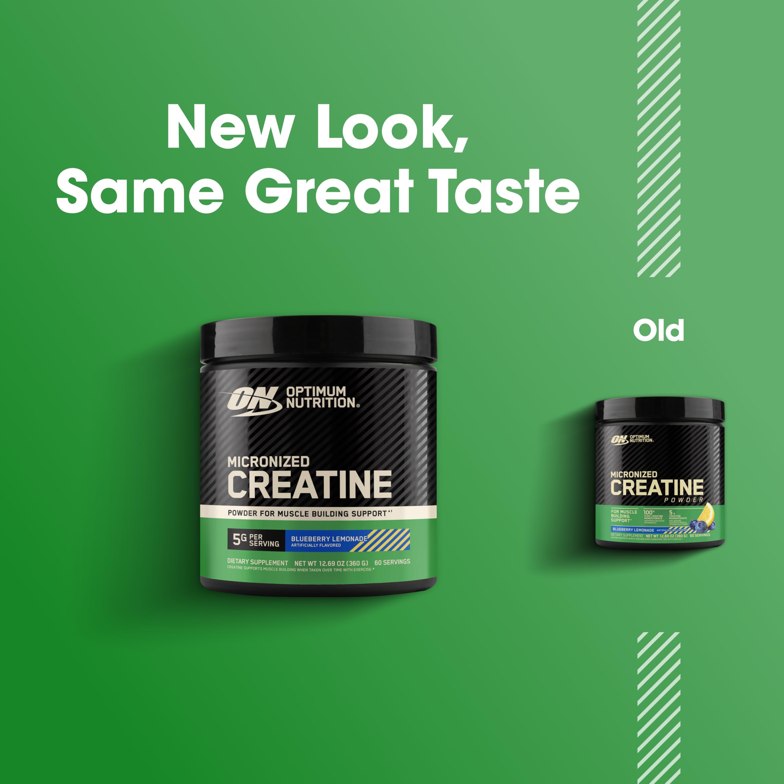 Atleta usando Optimum Nutrition Creatine durante levantamiento, más potencia en series