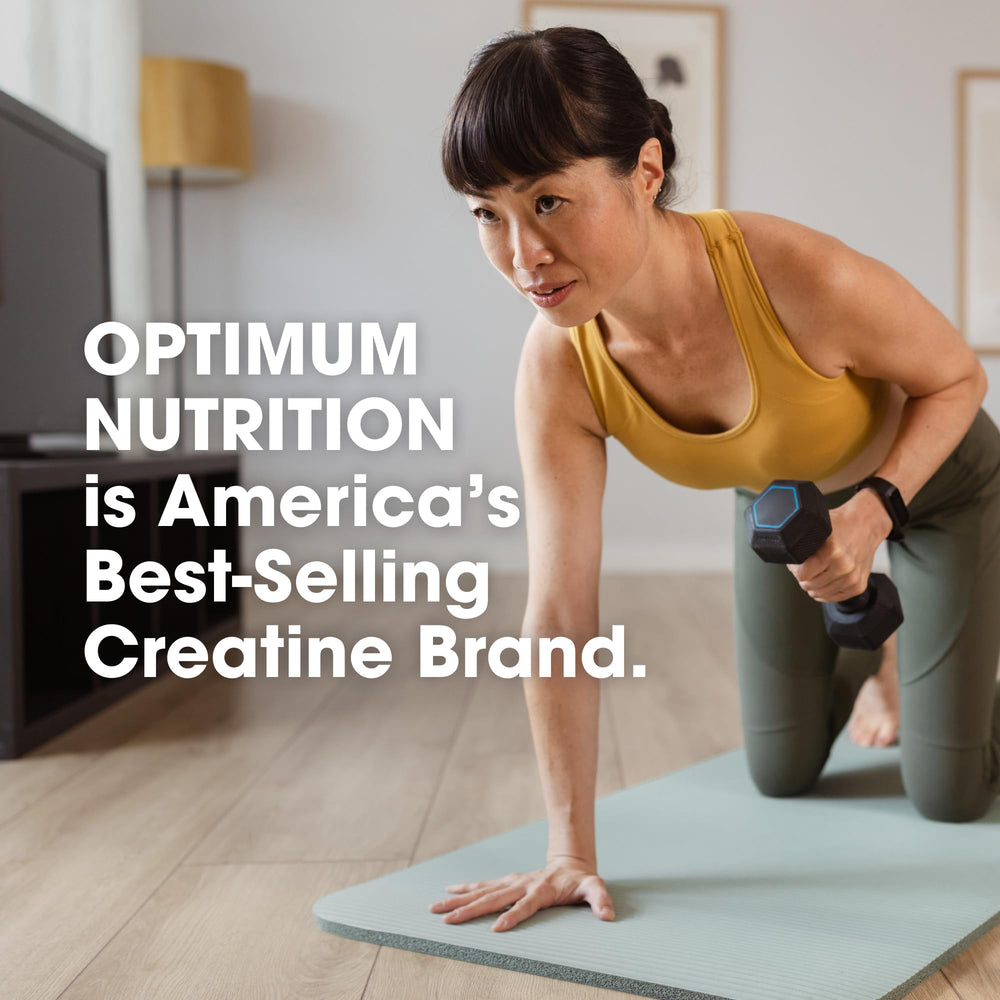 Optimum Nutrition detalle de la tapa del envase que muestra cierre seguro y conservación