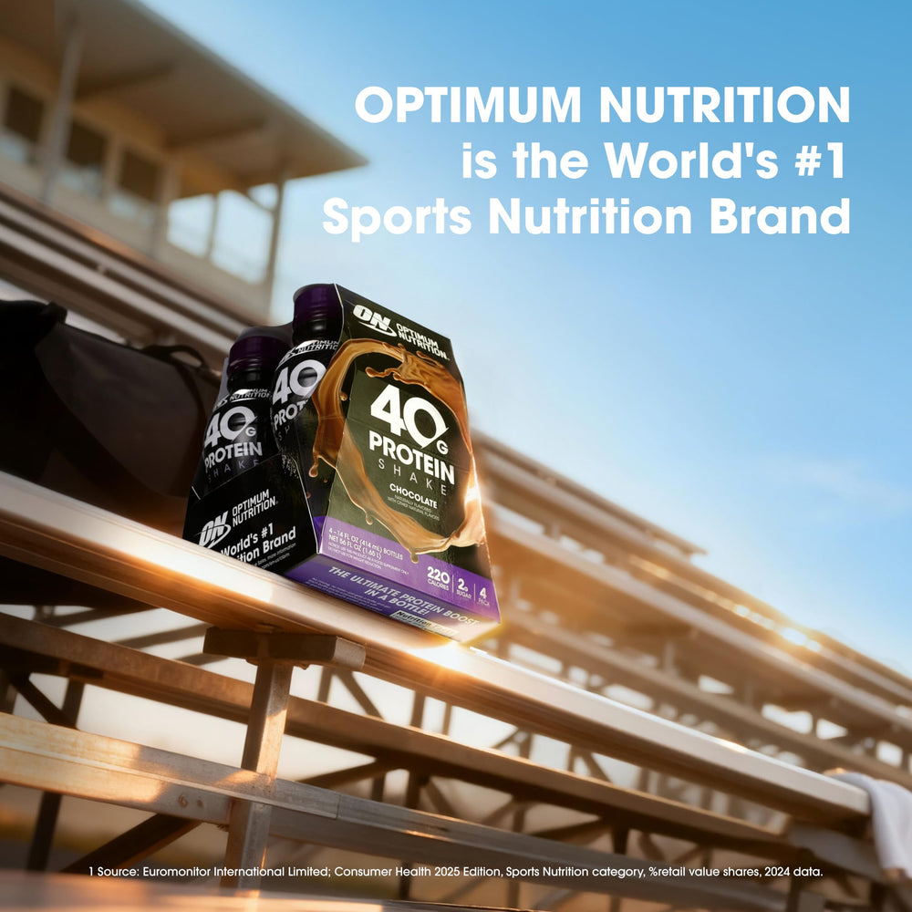 Optimum Nutrition etiqueta nutricional mostrando ingredientes y aporte proteico
