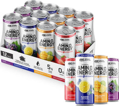Optimum Nutrition lata frontal mostrando diseño y beneficio refrescante