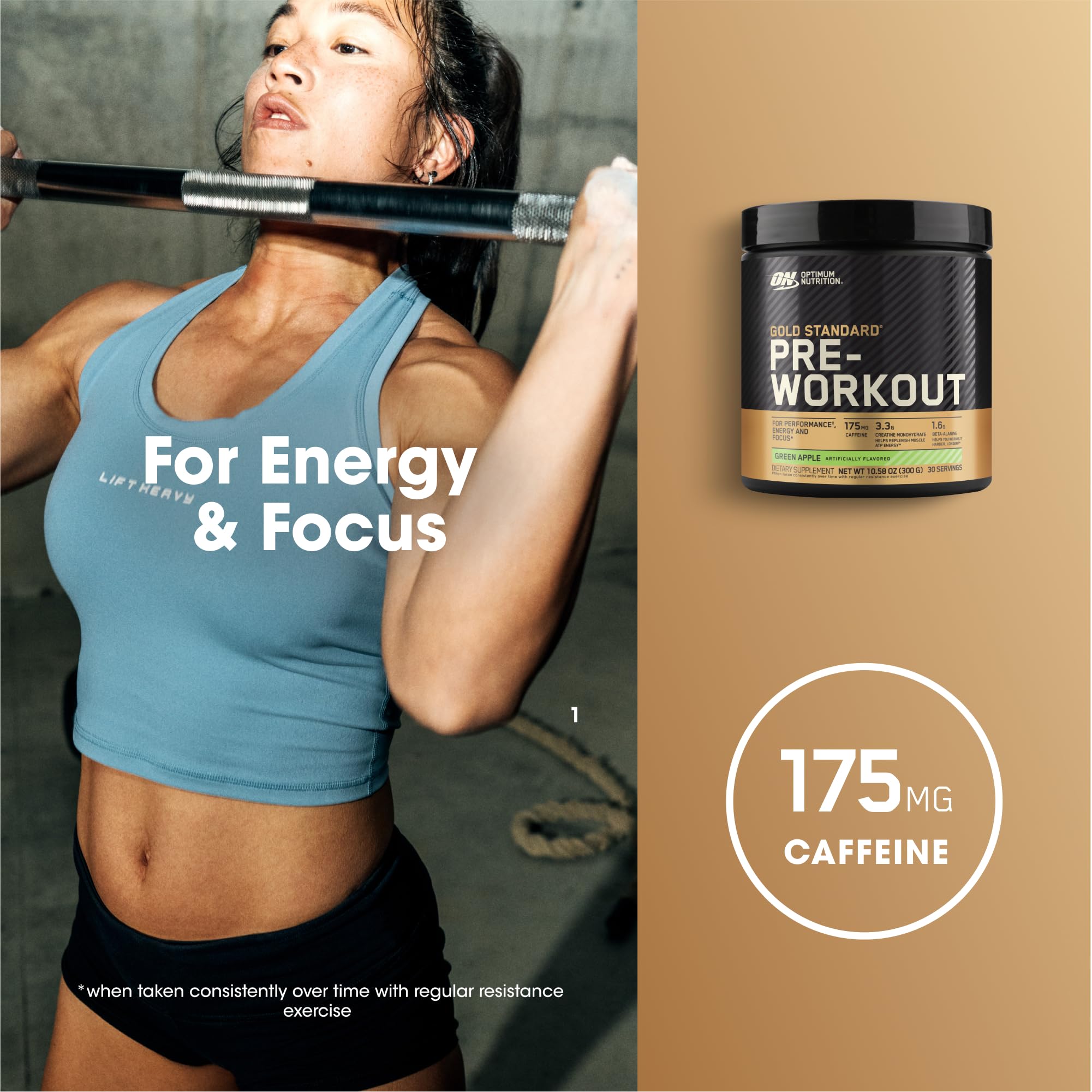Optimum Nutrition mezcla en coctelera lista para entrenar con energía