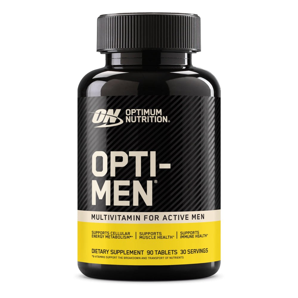 Optimum Nutrition hombre activo consumiendo el suplemento para energía
