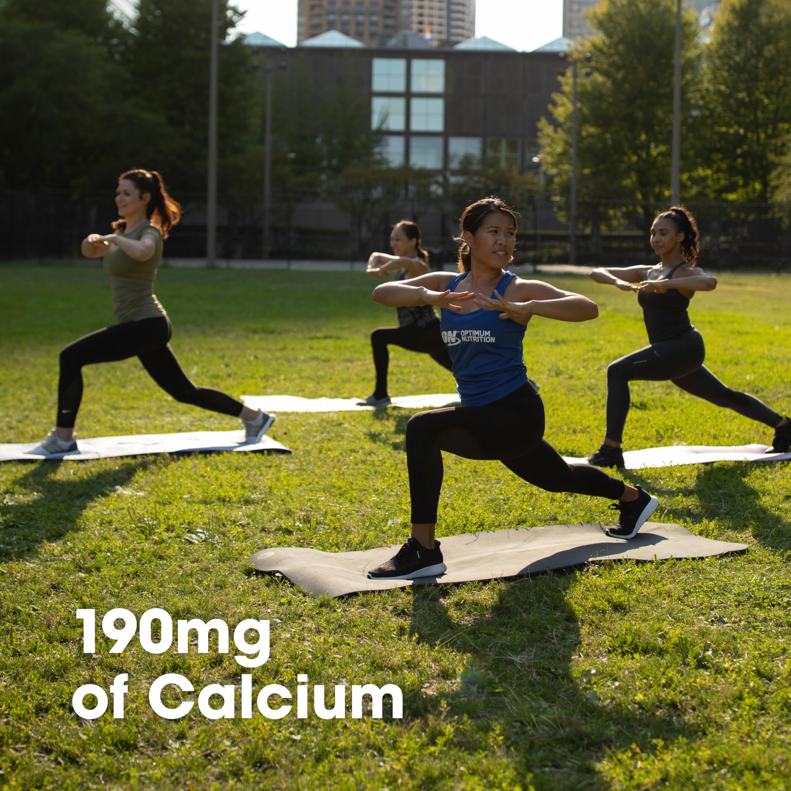 Optimum Nutrition frasco abierto con cápsulas visibles para uso diario
