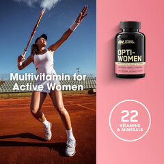 Optimum Nutrition etiqueta nutricional con vitaminas y minerales listados