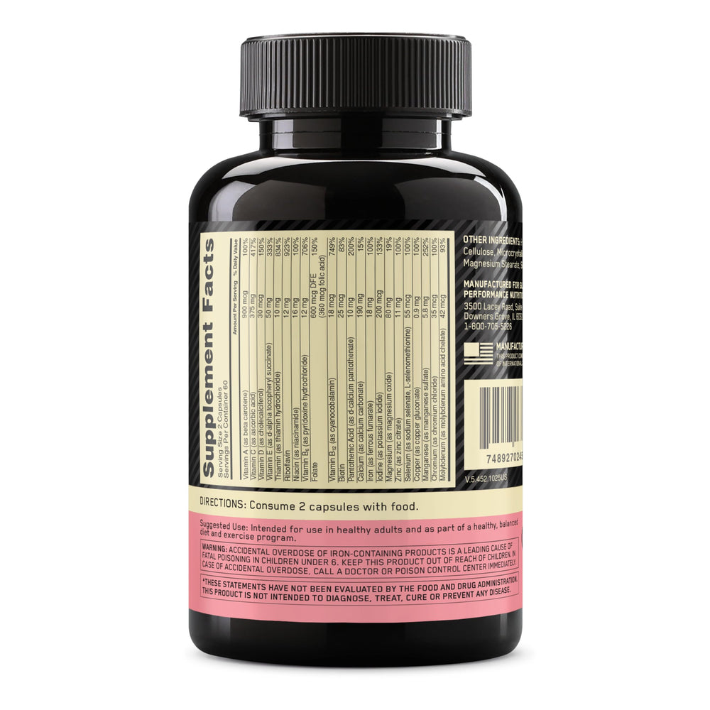 Optimum Nutrition Opti-Women junto a un desayuno para integración diaria