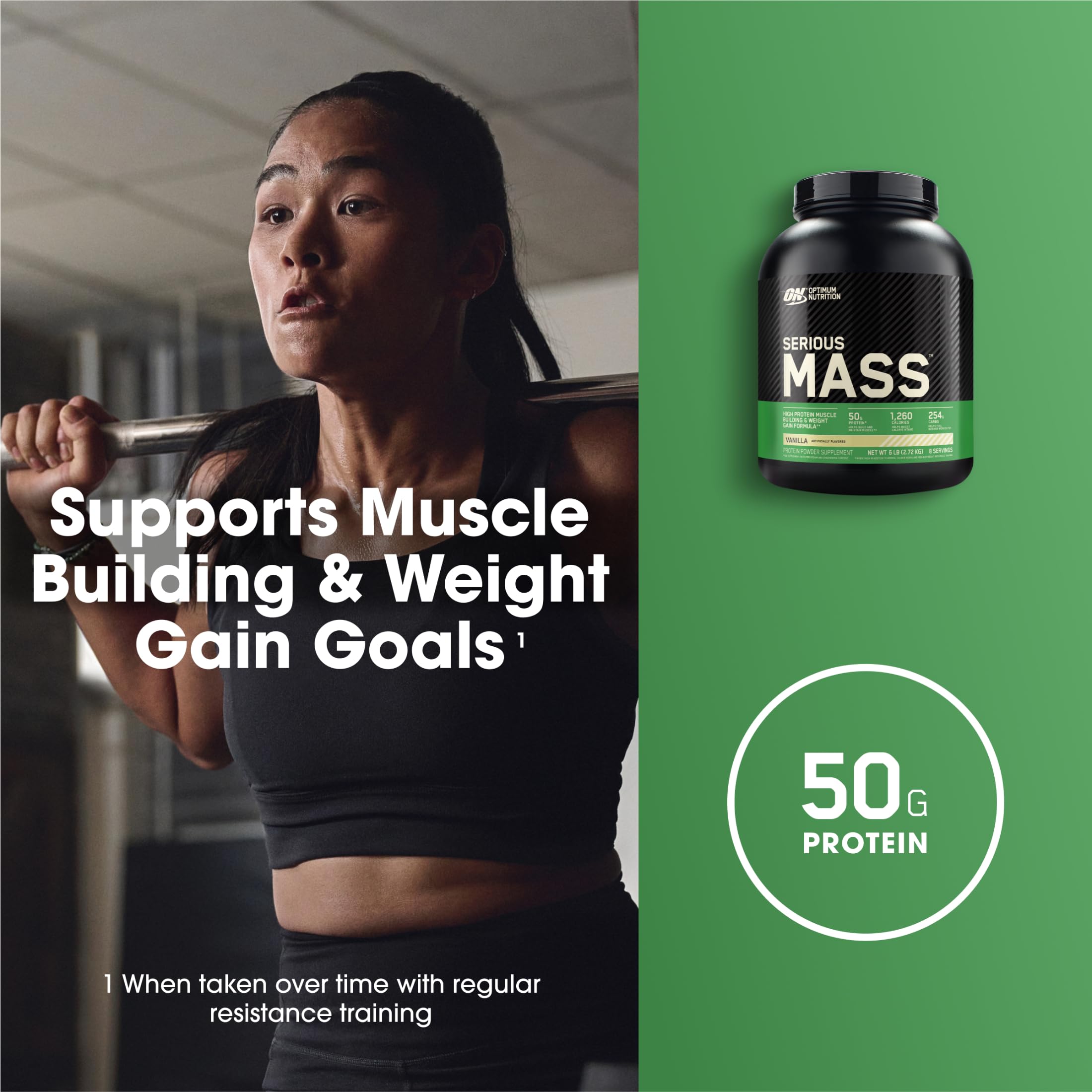 Optimum Nutrition polvo en detalle para apreciar textura fina y fácil mezcla