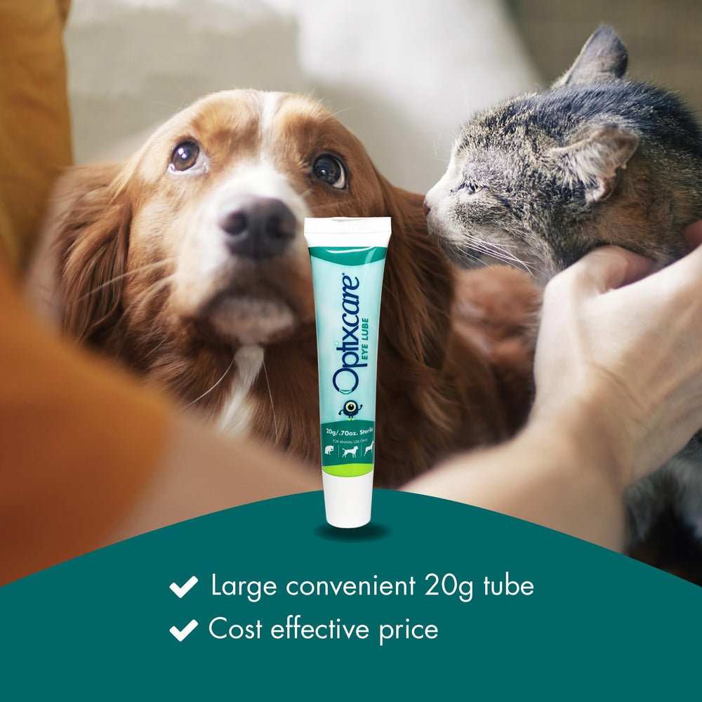 OptixCare tamaño 20g en mano para referencia y portabilidad