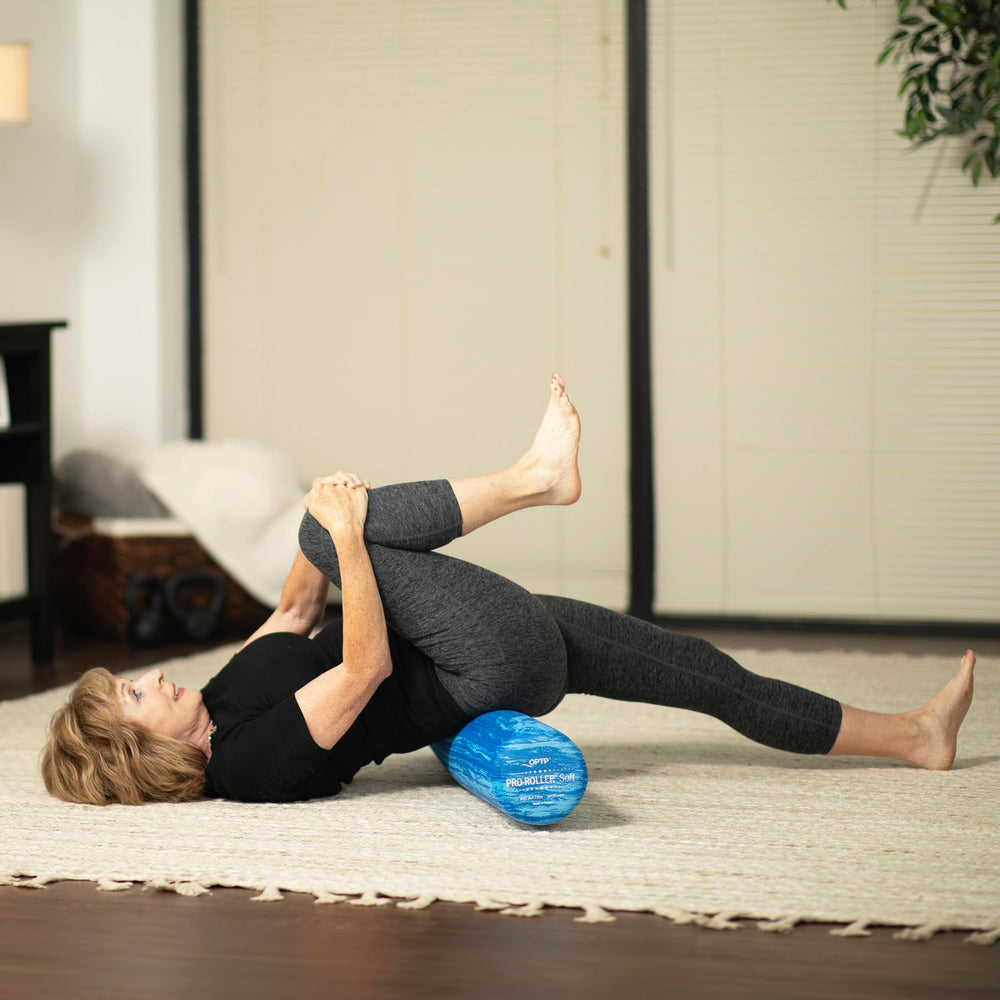 OPTP PRO-Roller en sesión de pilates mostrando estabilidad y confort