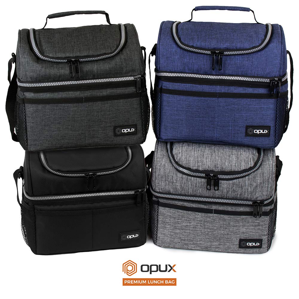 opux bolsa en un picnic organizada con comidas y accesorios