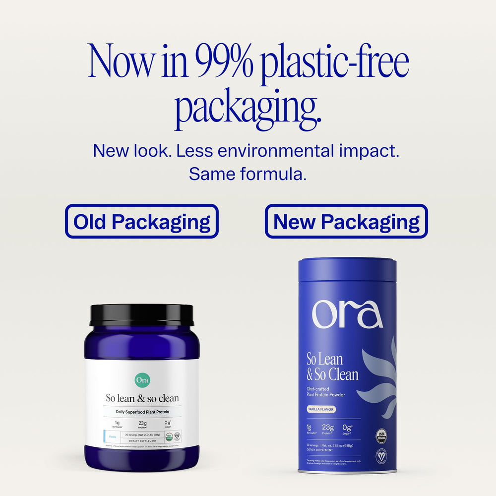 Ora Organic textura del polvo mostrando finura y mezcla fácil