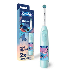 Oral-B vista frontal del cepillo para niños, diseño atractivo que motiva