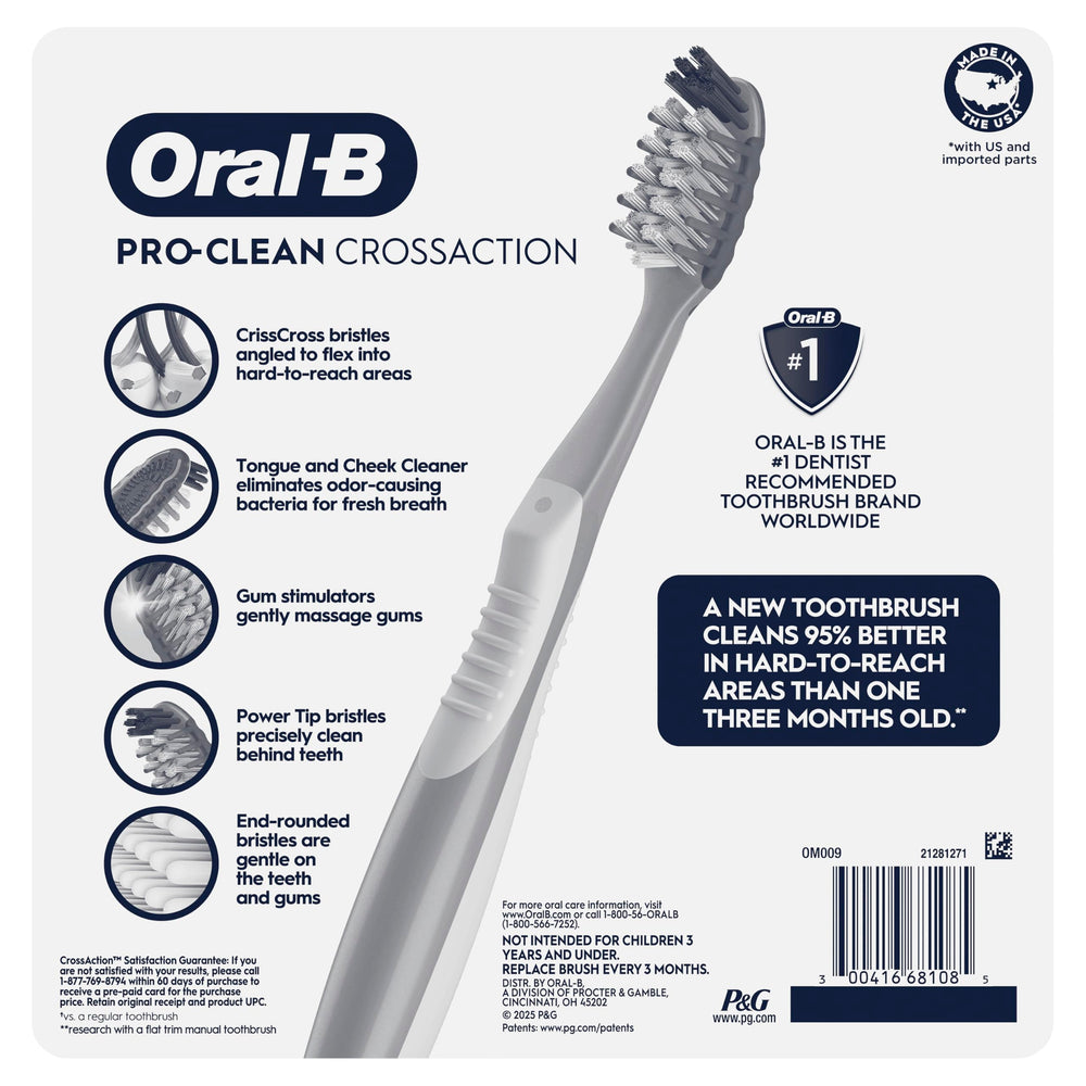 Oral-B seis colores del pack para uso familiar y organización