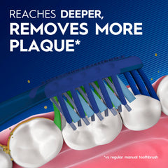 Oral-B punta de potencia que alcanza muelas posteriores difíciles