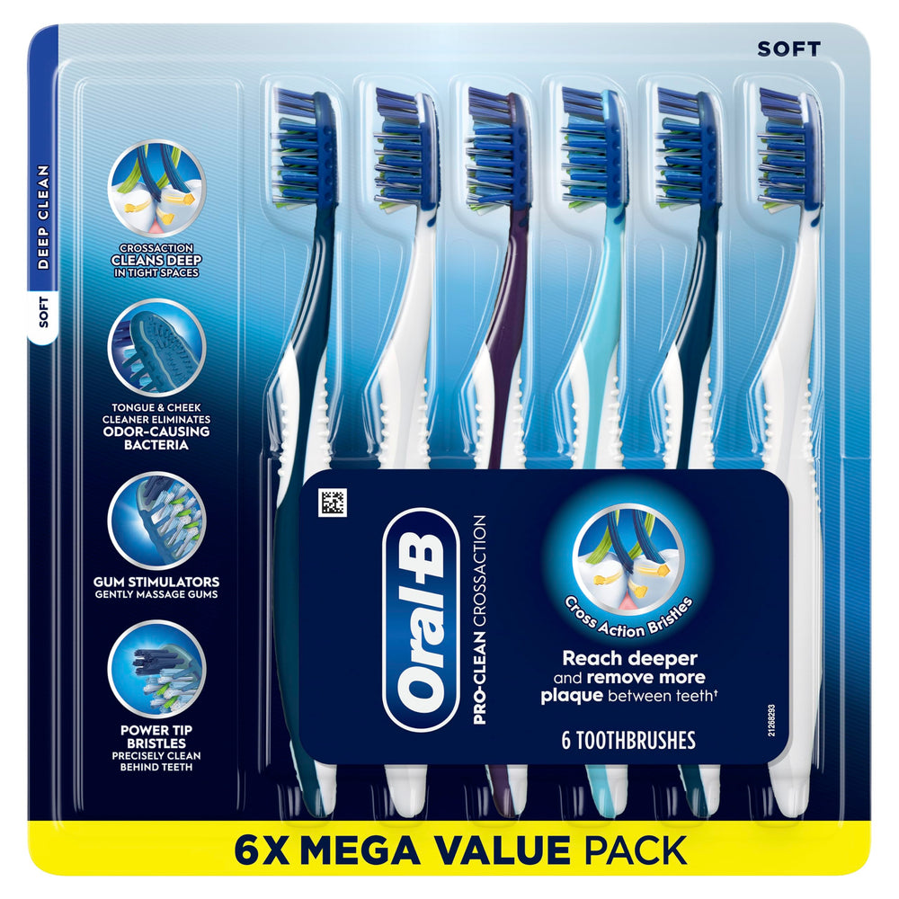Oral-B comparación de tamaño en mano para ver escala real