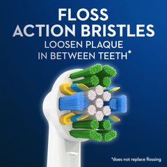 Oral-B primer plano de las cerdas MicroPulse para limpieza interdental más eficaz