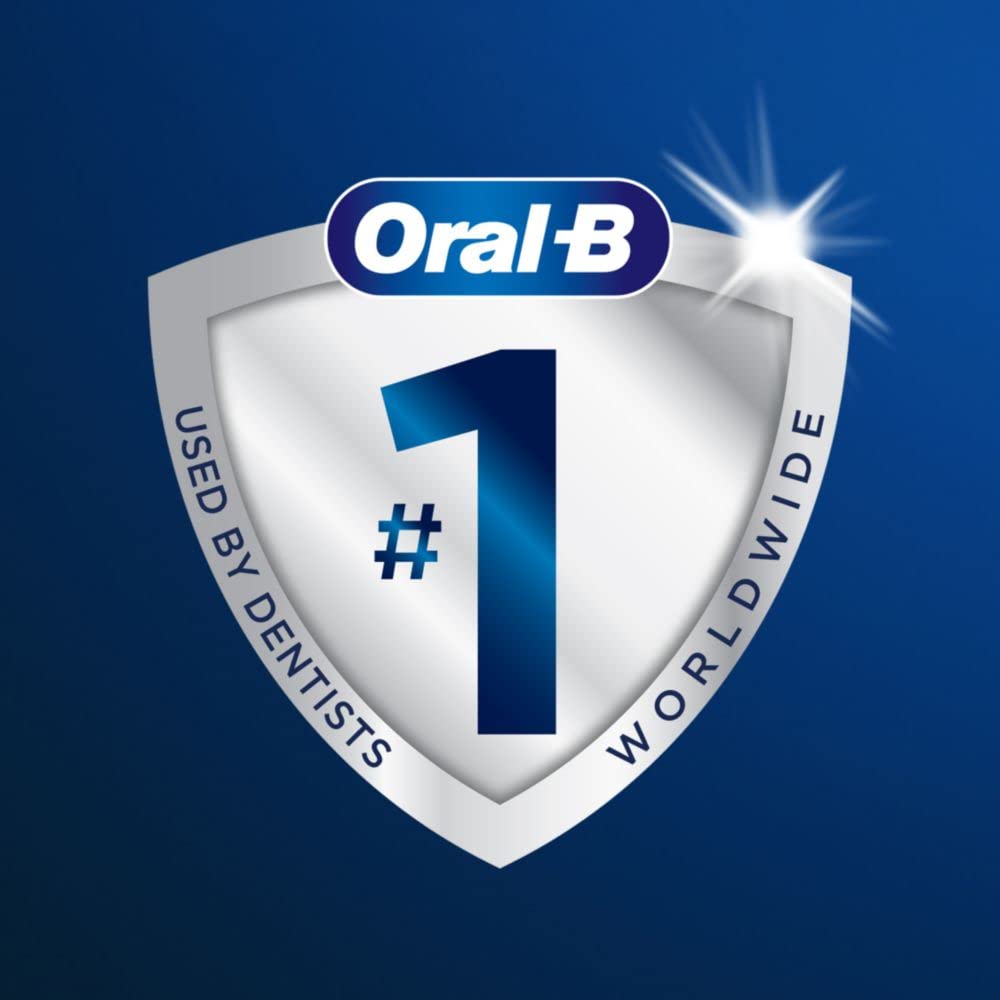 Oral-B cabezal en entorno de baño junto a accesorios, sugiere recambio práctico y listo para usar