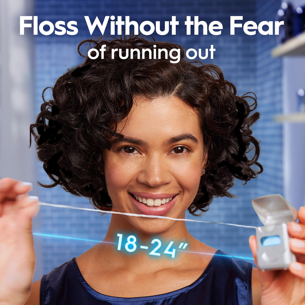 Empaque del pack de seis unidades Oral-B Glide ideal para familias y ahorro