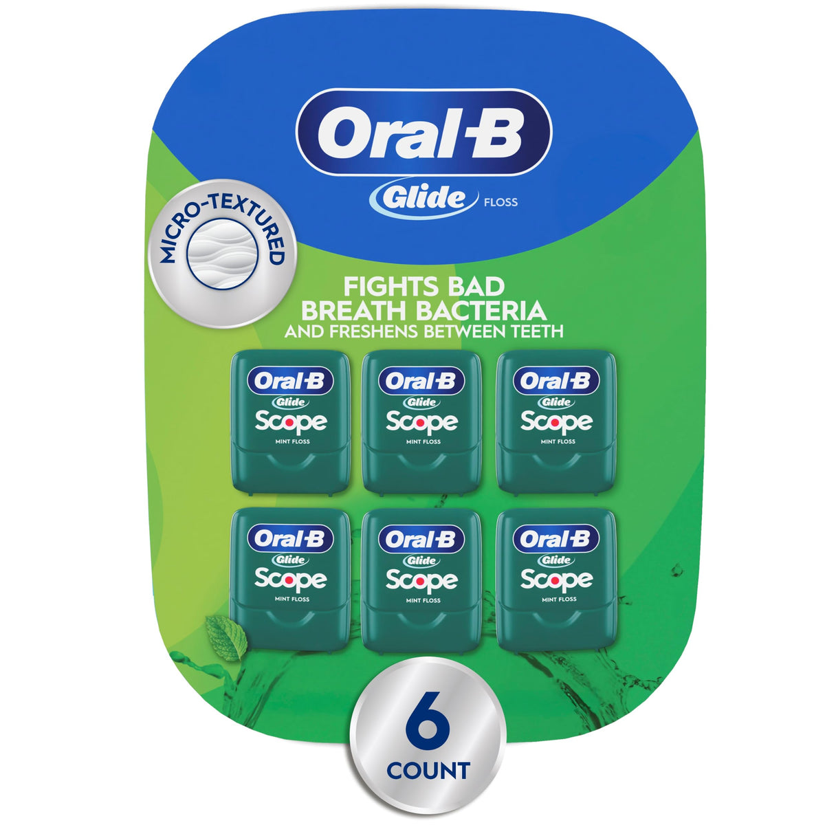 Oral-B vista frontal del empaque con información clara y frescura visible