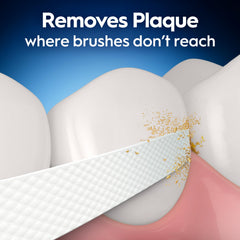 Detalle de la fibra microtexturizada Oral-B Glide que mejora el agarre de la placa