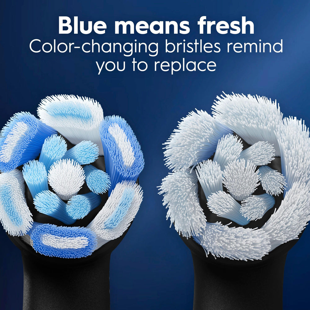 Oral-B iO paquete de cuatro cabezales negros para recambio prolongado