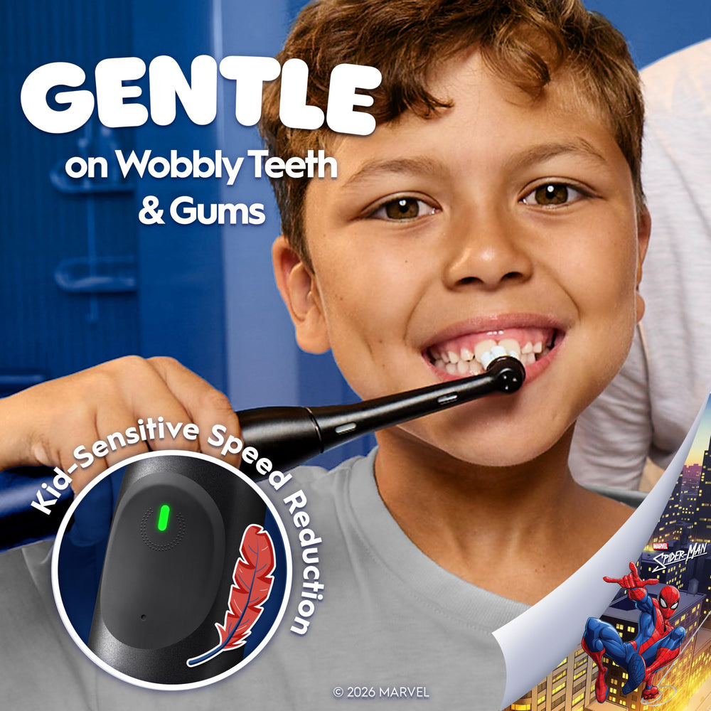 Oral-B sensor de presión automático en el mango protege las encías del niño
