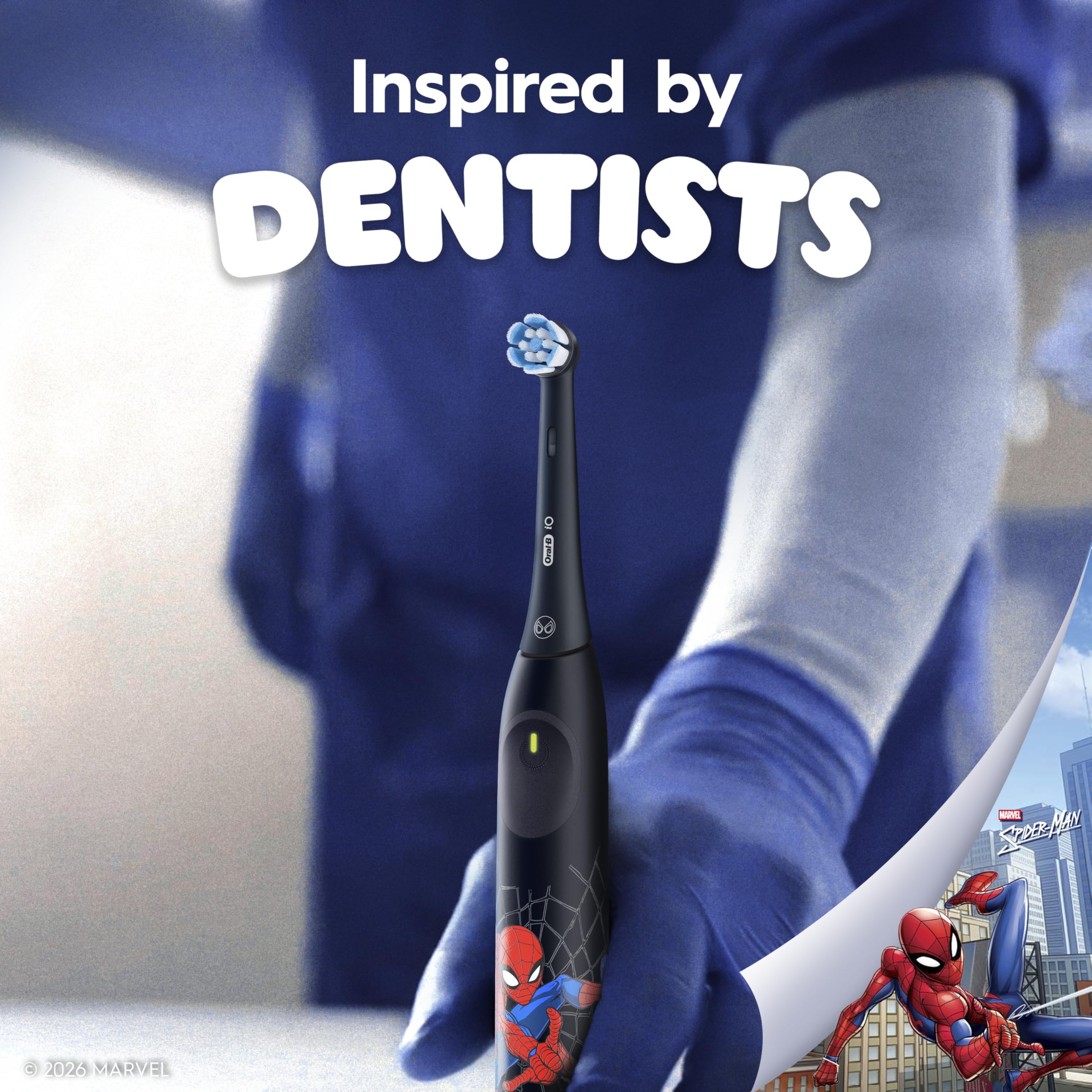 Detalle del mango Oral-B con textura antideslizante para mejor control