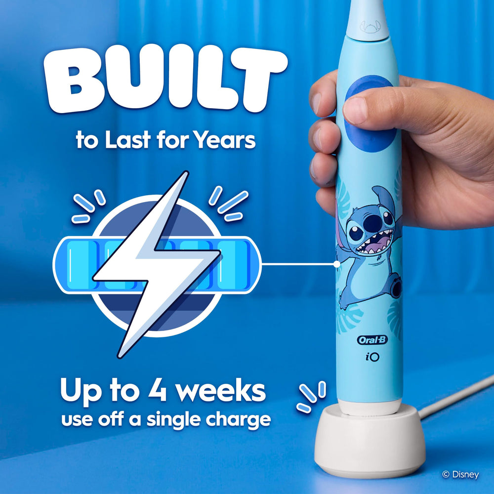 Oral-B iO Kids Stitch sensor de presión mostrando protección de encías