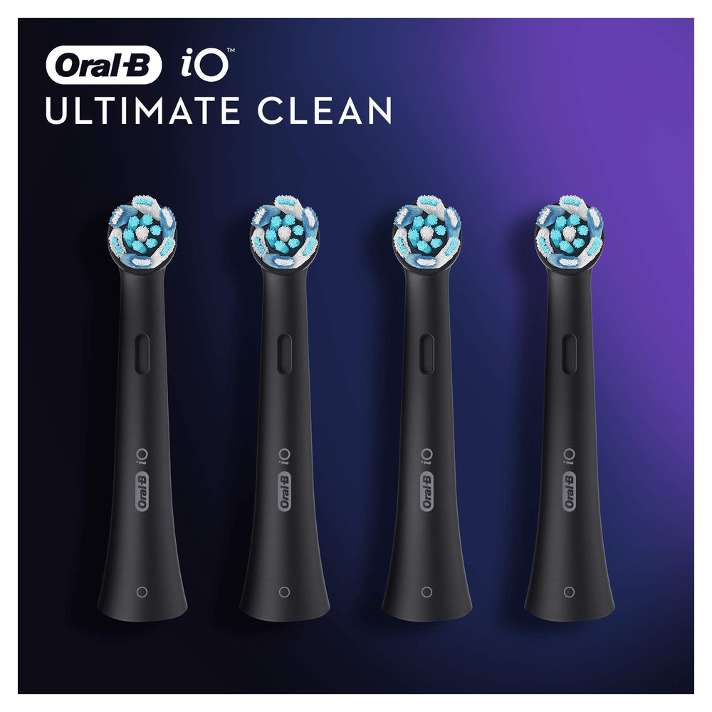 Oral-B cabezal presentado en un baño moderno, aspecto profesional y práctico