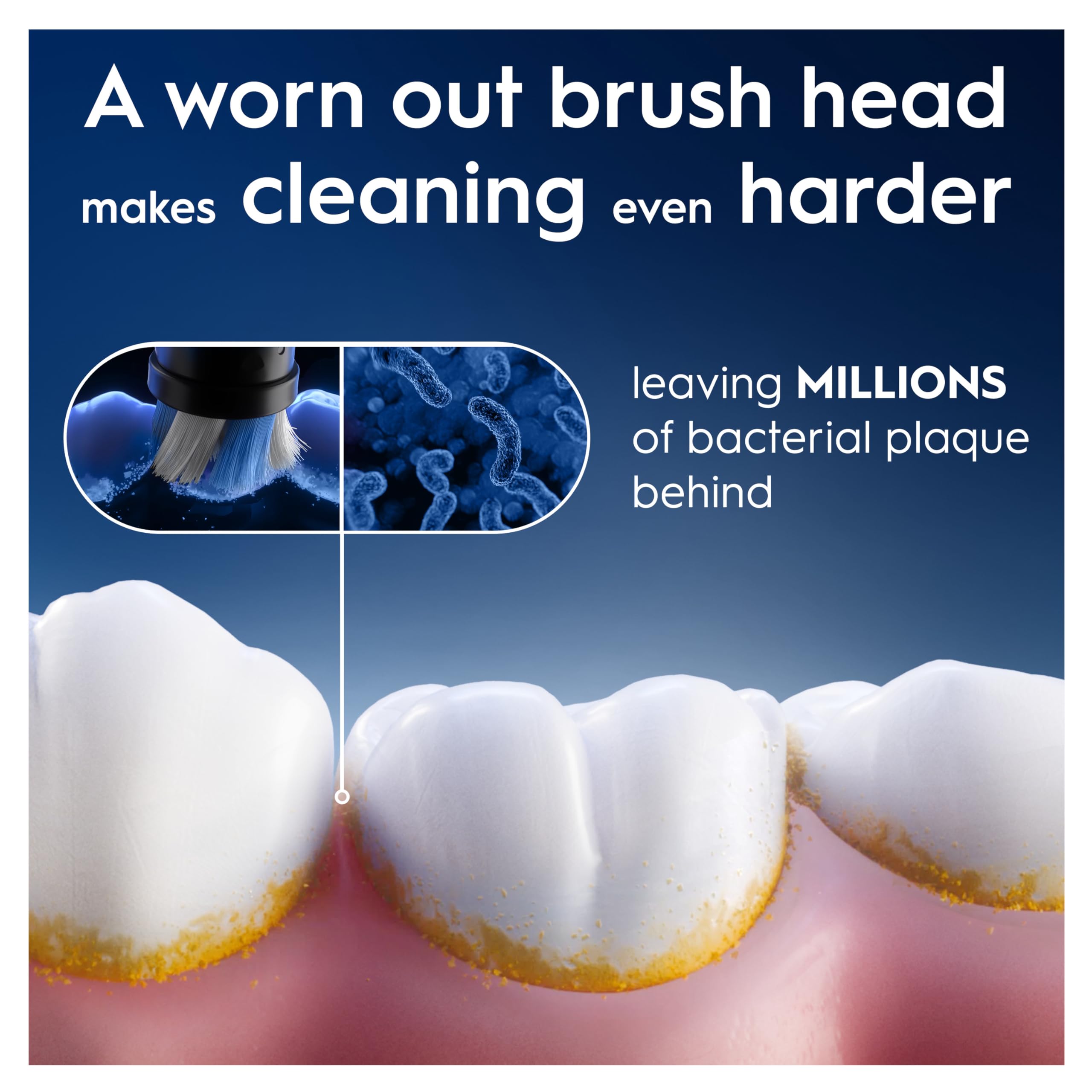 Oral-B vista lateral del encaje que asegura compatibilidad iO