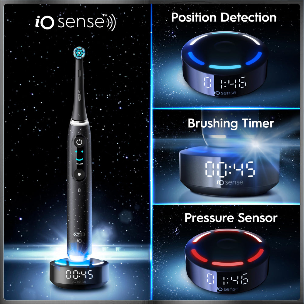 Oral-B iO9 sensor de presión iluminado para proteger encías