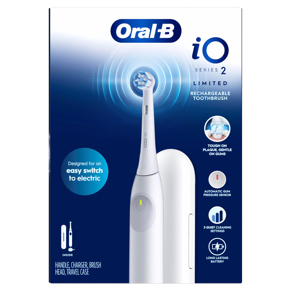 Oral-B lateral del packaging con especificaciones claras y verificables