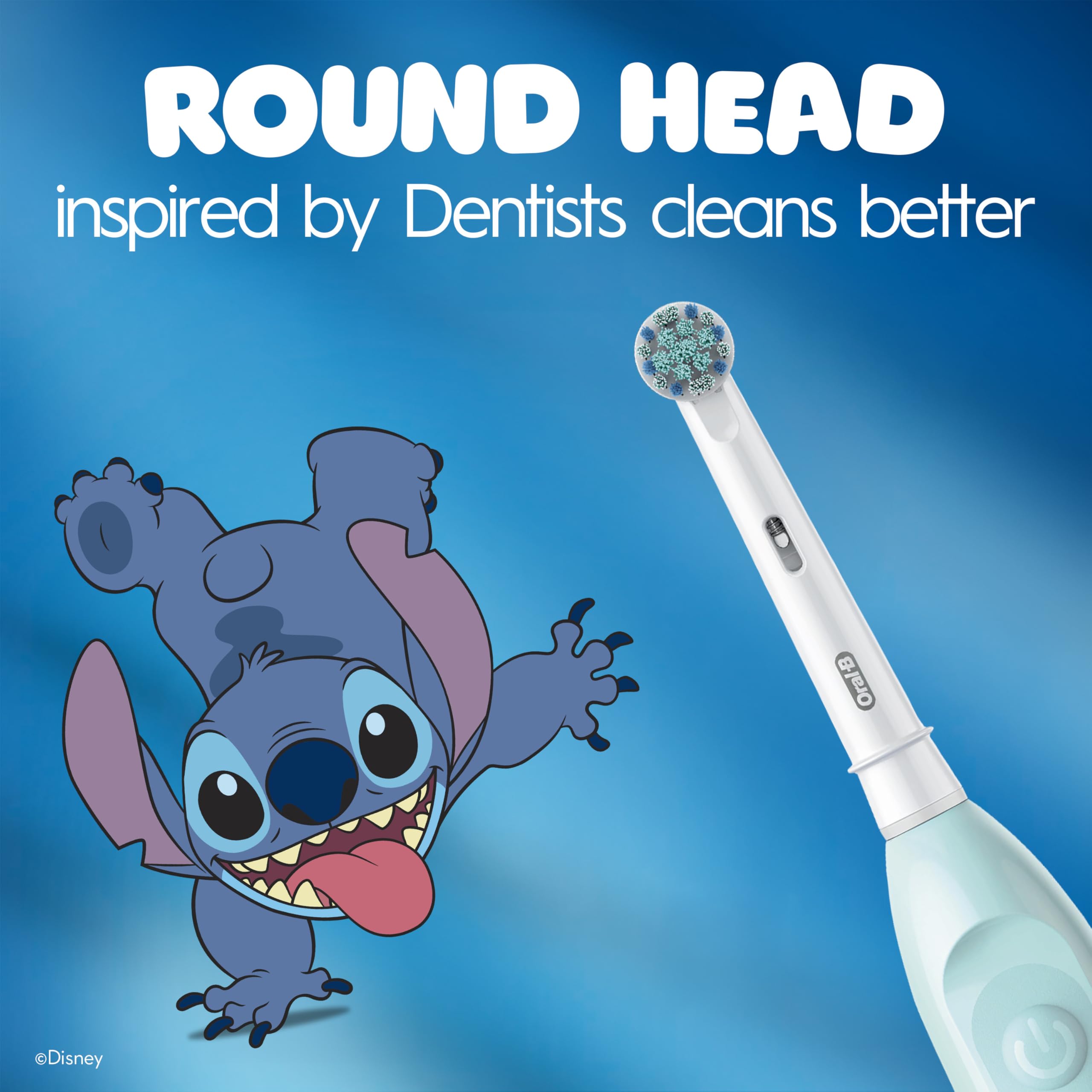 Oral-B pegatinas Stitch para personalizar el mango y aumentar uso