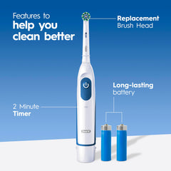 Oral-B Pro 100 3D White cabezal Precision Clean para limpieza precisa