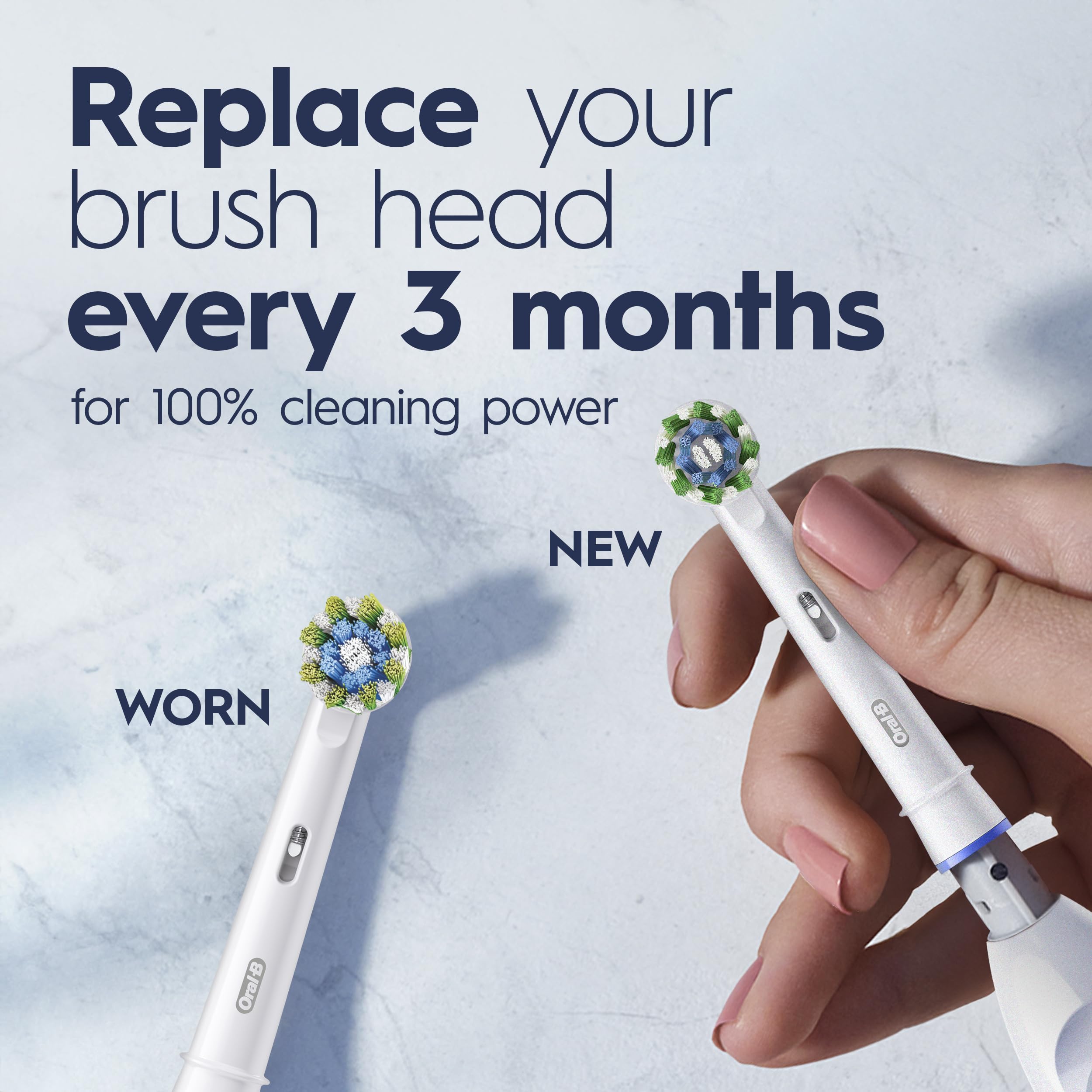 Oral-B Pro 100 3D White embalaje mostrando información y contenido