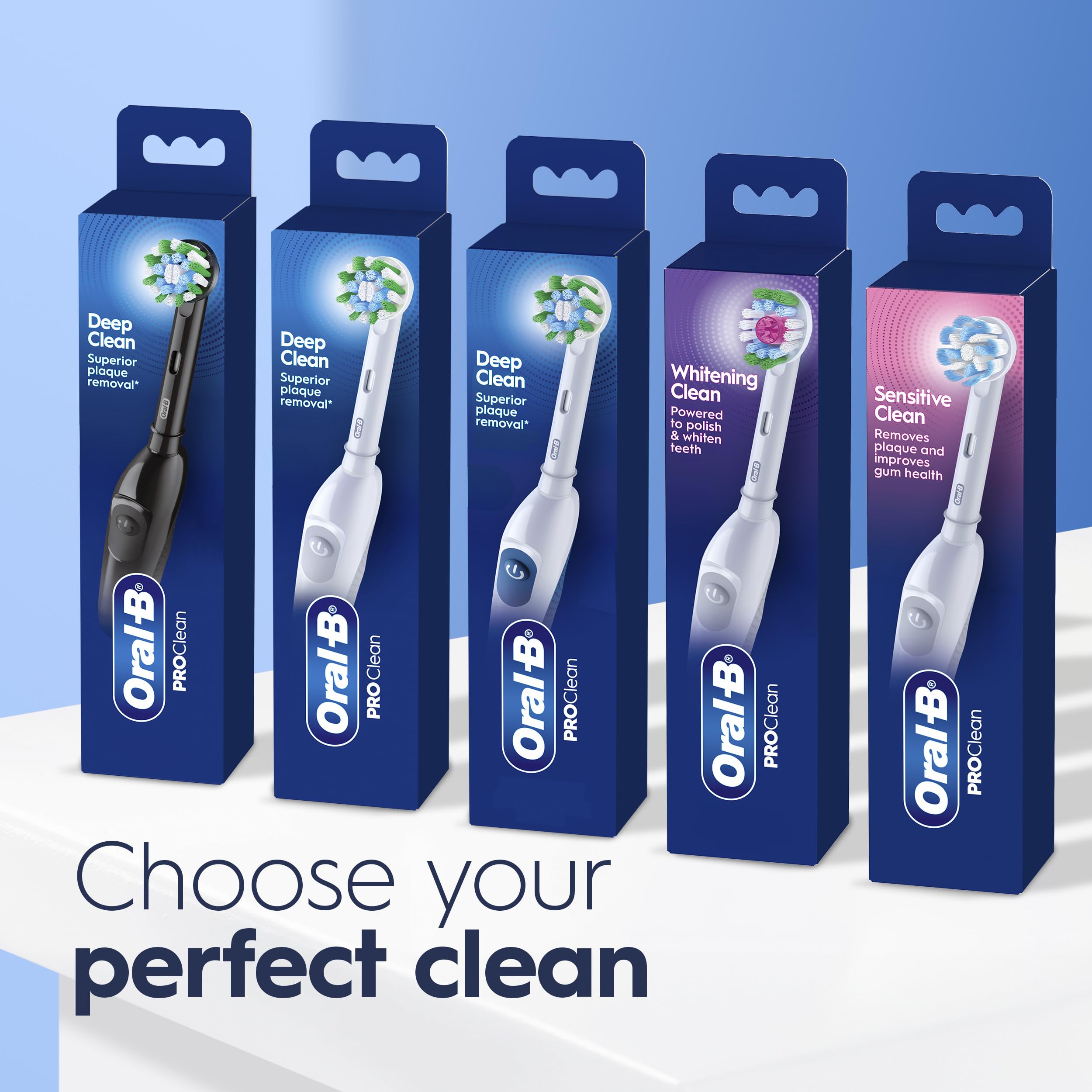 Oral-B Pro 100 caja y etiqueta mostrando compatibilidad de cabezales
