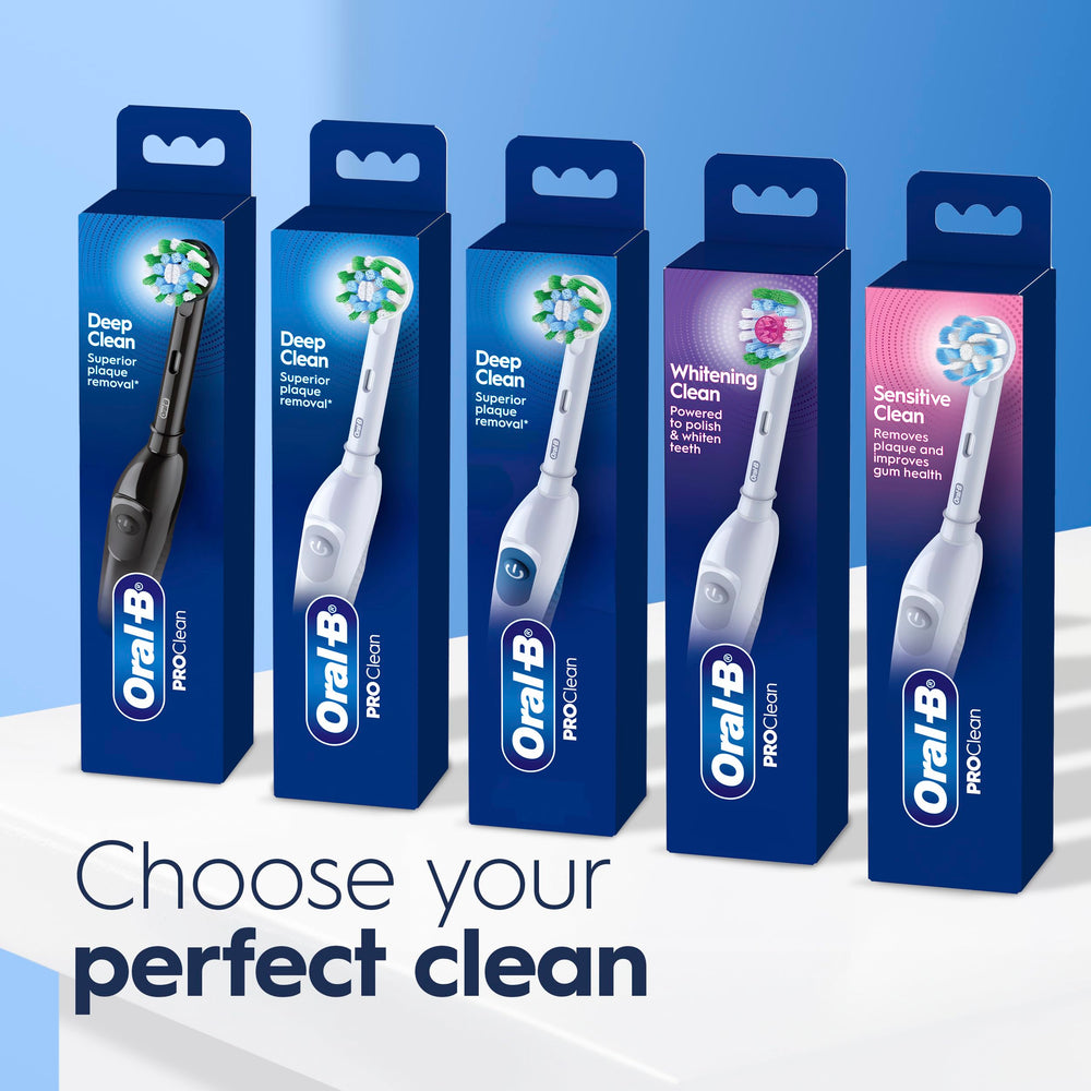 Oral-B Pro 100 caja y etiqueta mostrando compatibilidad de cabezales