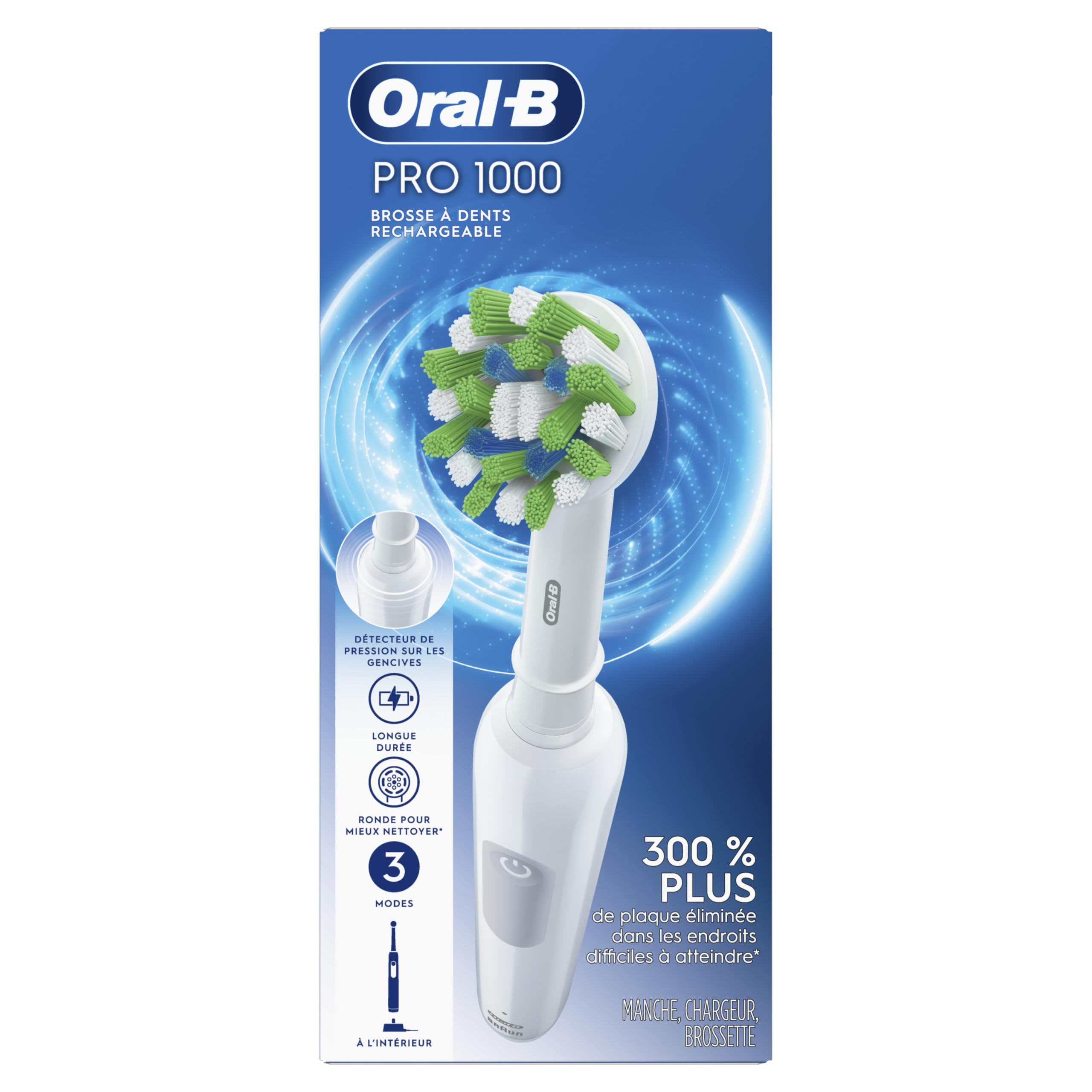 Oral-B estilo de vida en baño moderno mostrando el cepillo como parte de la rutina