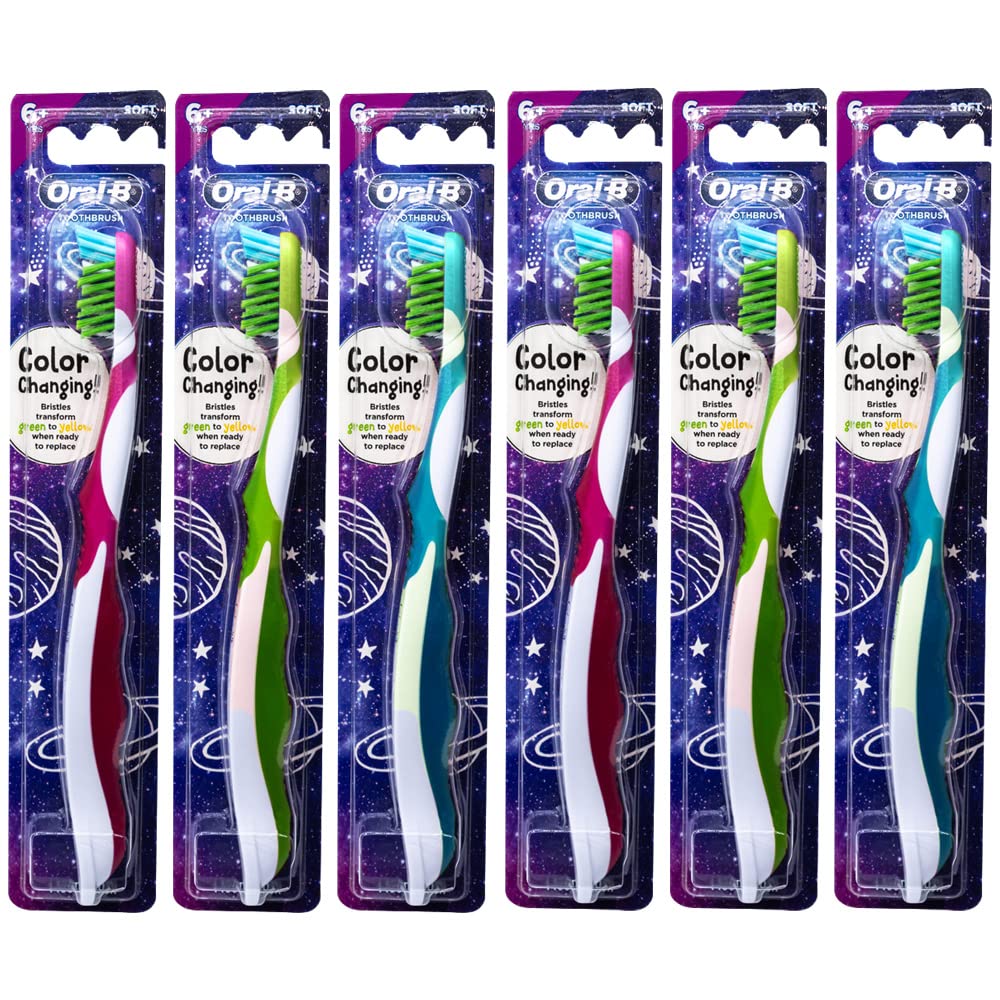 Oral-B cepillo frontal pack de seis ideal para familias y recambios