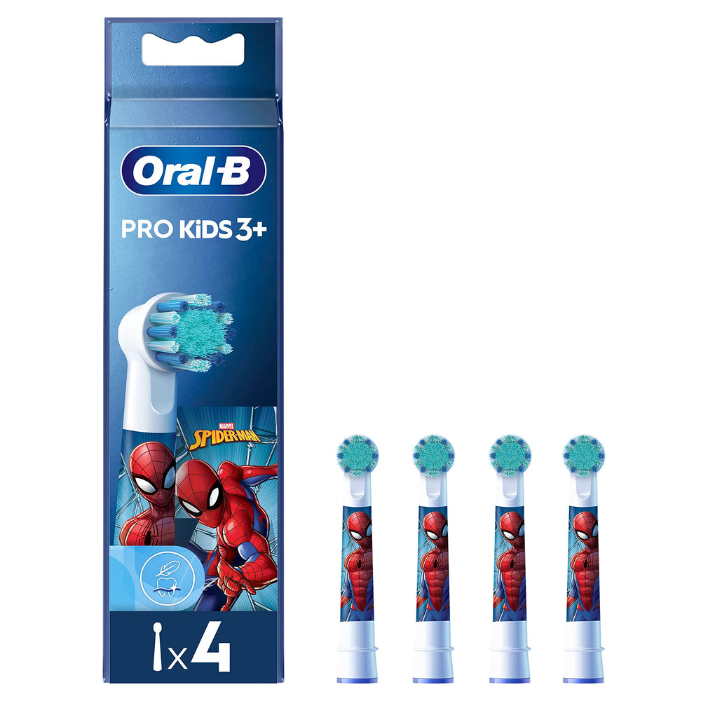 Oral-B frontal del empaque con diseño Spider-Man sugerente para niños